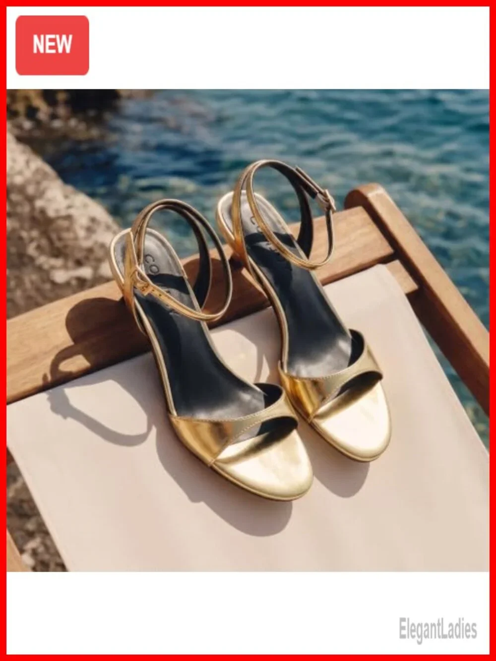 Womens Kitten Heel Open Toe Ankle Strap Sandals PU Leather Dressy Shoes